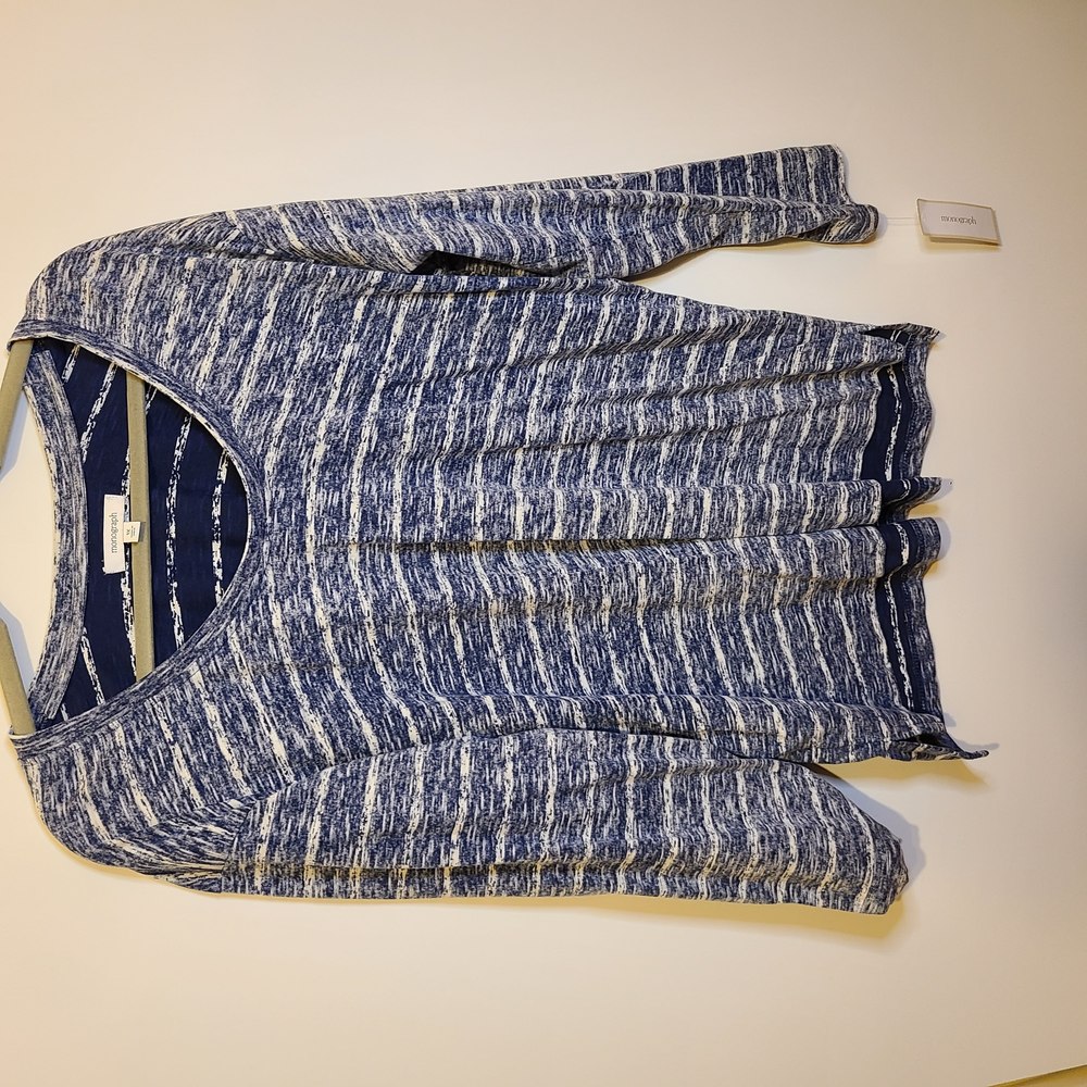 MONOGRAPH BUSINESS CASUAL STRIPED SHIRT - 1X